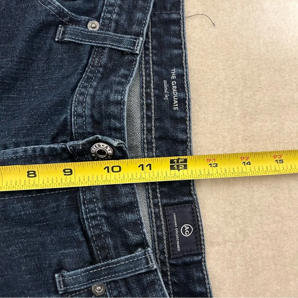 Mens AG Adriano Goldschmied The Graduate Tailored‎ Leg Medium Wash Jeans Size 36